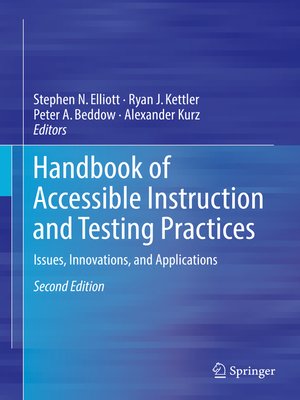 cover image of Handbook of Accessible Instruction and Testing Practices